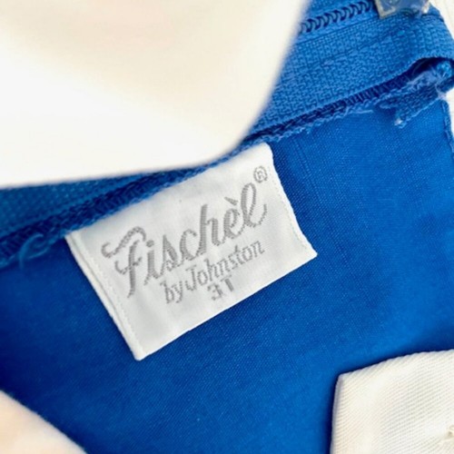 Fischel by Johnston Vintage Retro Sailboat Seaguls Blue Yellow Dress Size 3T - 第 5/5 張圖片