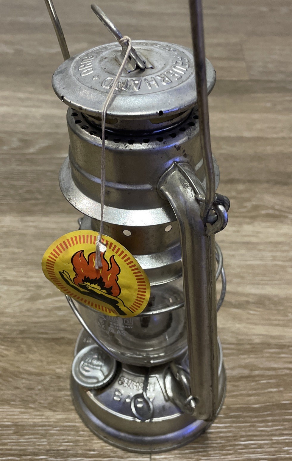 Rare 1st Edition Feuerhand Lamp 275 Western Germany Lantern Original Nier Patent