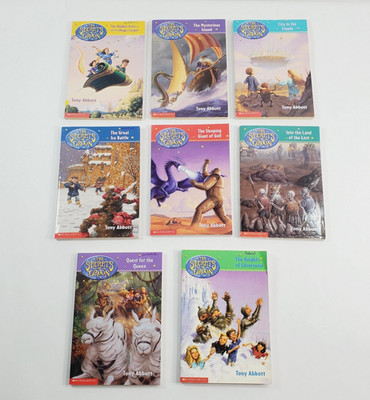 Lot of 8 The Secrets Of Droon Books Tony Abbott Kids Fantasy Adventure Series