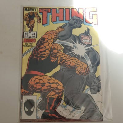 THE THING #24 Marvel Comics  1983 Vol1 Rare Vfn+ Vintage Ben Grimm Collectors FF