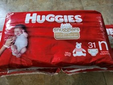 Huggies Diapers, Newborn n Size, 160 Count, Unopened, Free Shipping 
