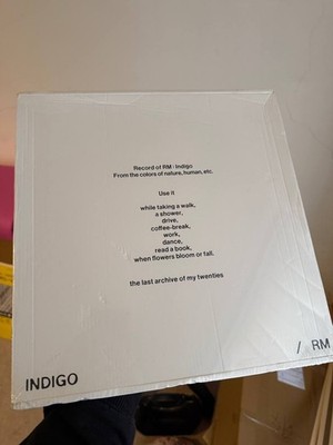 BTS RM NAMJOON Indigo Vinyl New Factory Sealed