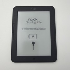Barnes Noble Nook Glowlight 4e BNRV1000 - Gray eReader Touchscreen 6" Good