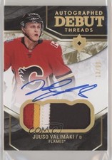2018-19 Ultimate Collection Debut Threads 13/99 Juuso Valimaki Patch Auto gl1