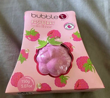 Bubble T Fruitea Edition Raspberry Bath Fizzer 150g Pink Disc