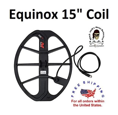 Minelab Equinox 15 inch Coil | Equinox | Accessories | 15 x 12'' Round | Double-D
