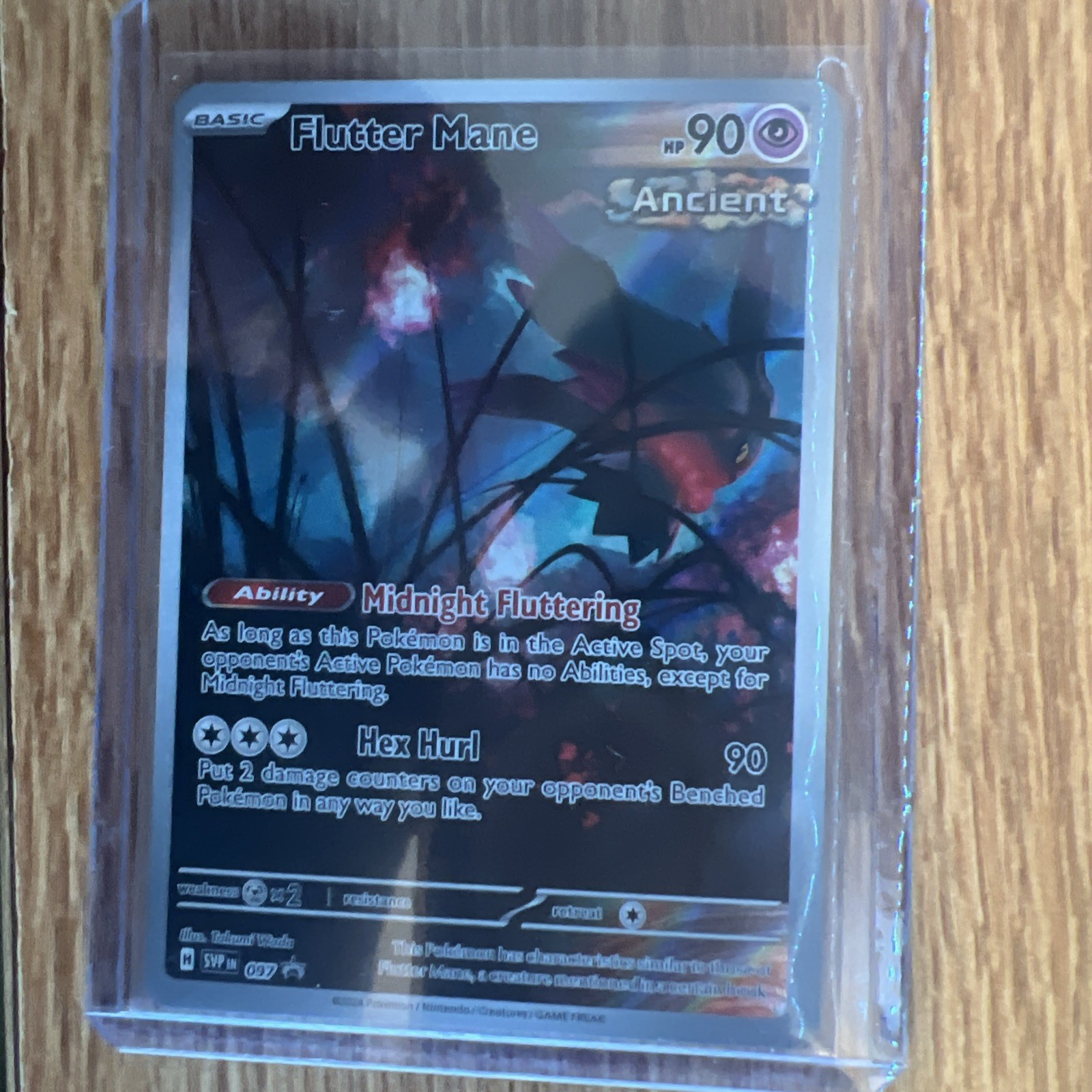 Pokemon Flutter Mane 097 Scarlet & Violet Promo Holo