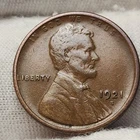 New Listing1921 S Lincoln Wheat Cent Penny 1c San Francisco One Cent US Copper BN LC-s21Mc2