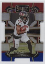 2023 Panini Select Concourse Red & Blue Prizm Die-Cut Trey Palmer #94 19ko