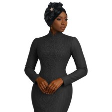 New Africa Women Turban Cap Fashion Big Flower Diamond Bonnet Casual Ethnic Hat