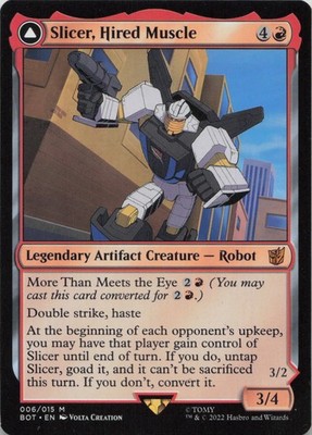 Slicer Hired Muscle M Universes Beyond: Transformers 6 LP MTG