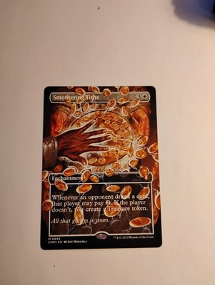 Smothering Tithe (Borderless) Commander Masters Regular