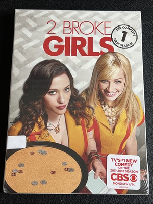 #ad 2 Broke Girls: The Complete First Season DVD 2012 3 Disc Set New Sealed $8.99