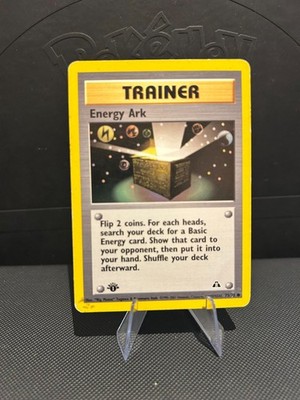 Energy Ark 1. Edition Neo Discovery 75 Pokemon Karte Englisch