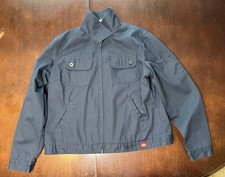 Dickies Eisenhower Jacket Women s M Navy Blue Red Lined or Youth XL