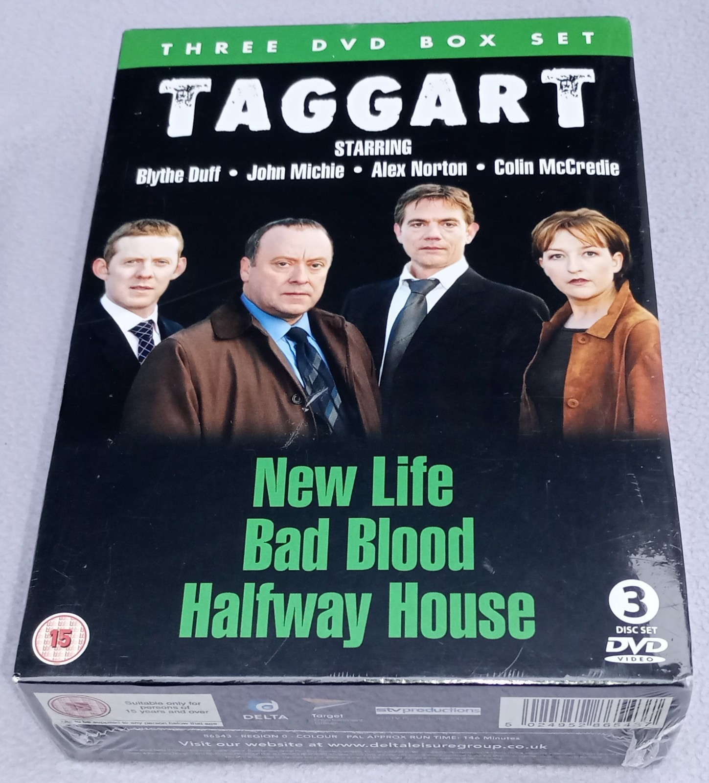 TAGGART 3 DVD BOX SET New Life / Bad Blood / Halfway House NEW SEALED DELTA