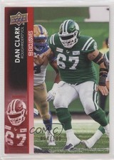 2022 Upper Deck CFL Exclusives 64/100 Dan Clark #14 08ps