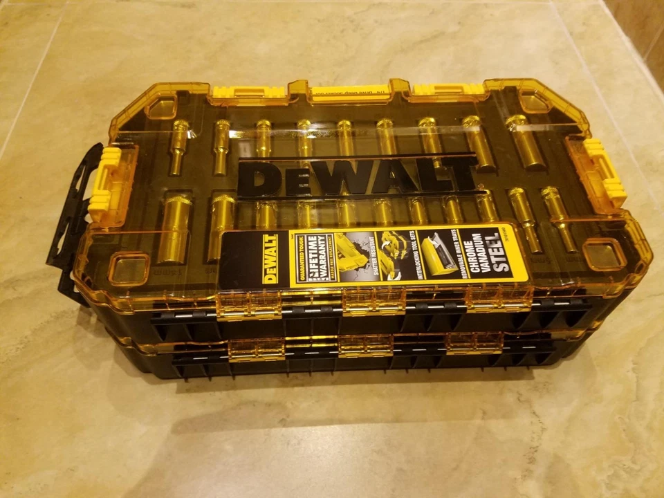 DEWALT Tool Kit 1/4'' Drive Deep Socket Set 20 Piece - Image 2 of 2
