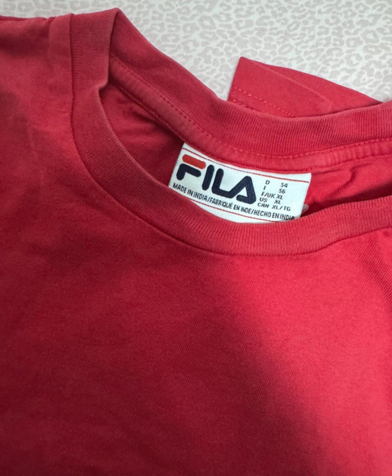 t shirt uomo cotone Fila