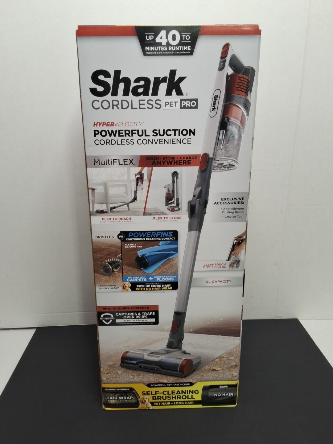 Shark Pet Pro Cordless Stick Vacuum Brushroll and MultiFLEX 