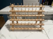 Wooden June Tailor 60 Spool Thread Holder Organizer Rack Easel Stand / Wall Hang