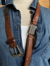 Vintage Fossil Belt 1997 Western Size Medium
