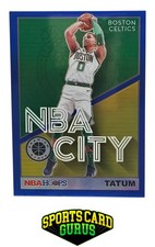 2019-20 Hoops Premium Stock #11 Jayson Tatum NBA City Blue