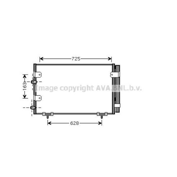 AVA Quality Cooling Kondensator Klimaanlage Mit Trockner FüR Toyota Previa _R3_-image