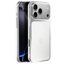 Avizar, Silikon Hülle iPhone 17 Pro Max weich und robust, Transparent