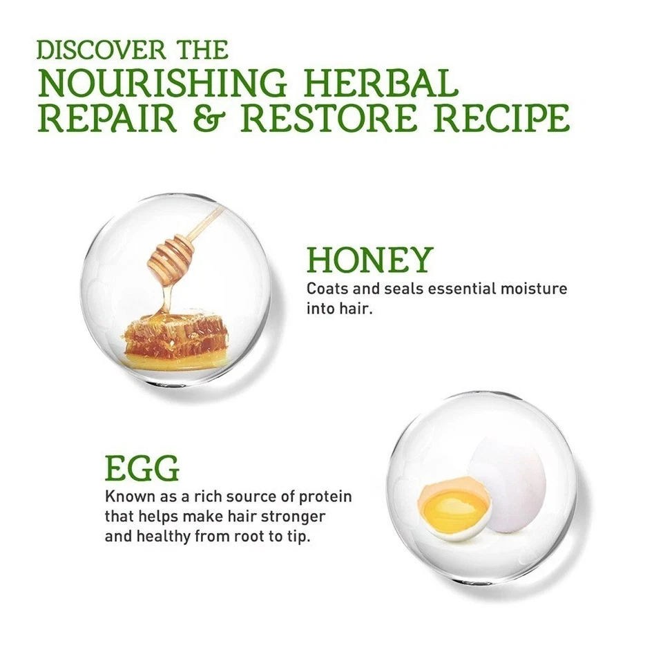 Huevo de miel de repuesto de aceite capilar Vatika Naturals para cabello dañado opaco 200 ml Foto 4 de 4