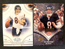 NFL - Rex Grossman 2008 Donruss Threads & 2008 Upper Deck ICONS - Bears