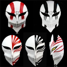 Bleach Ichigo Kurosaki Bankai Hollow Resin Mask Costume Halloween Cosplay Props