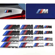 3D ABS M Car Body Side Badge Body Rear Trunk Decor Sticker For BMW M Power X1 X3