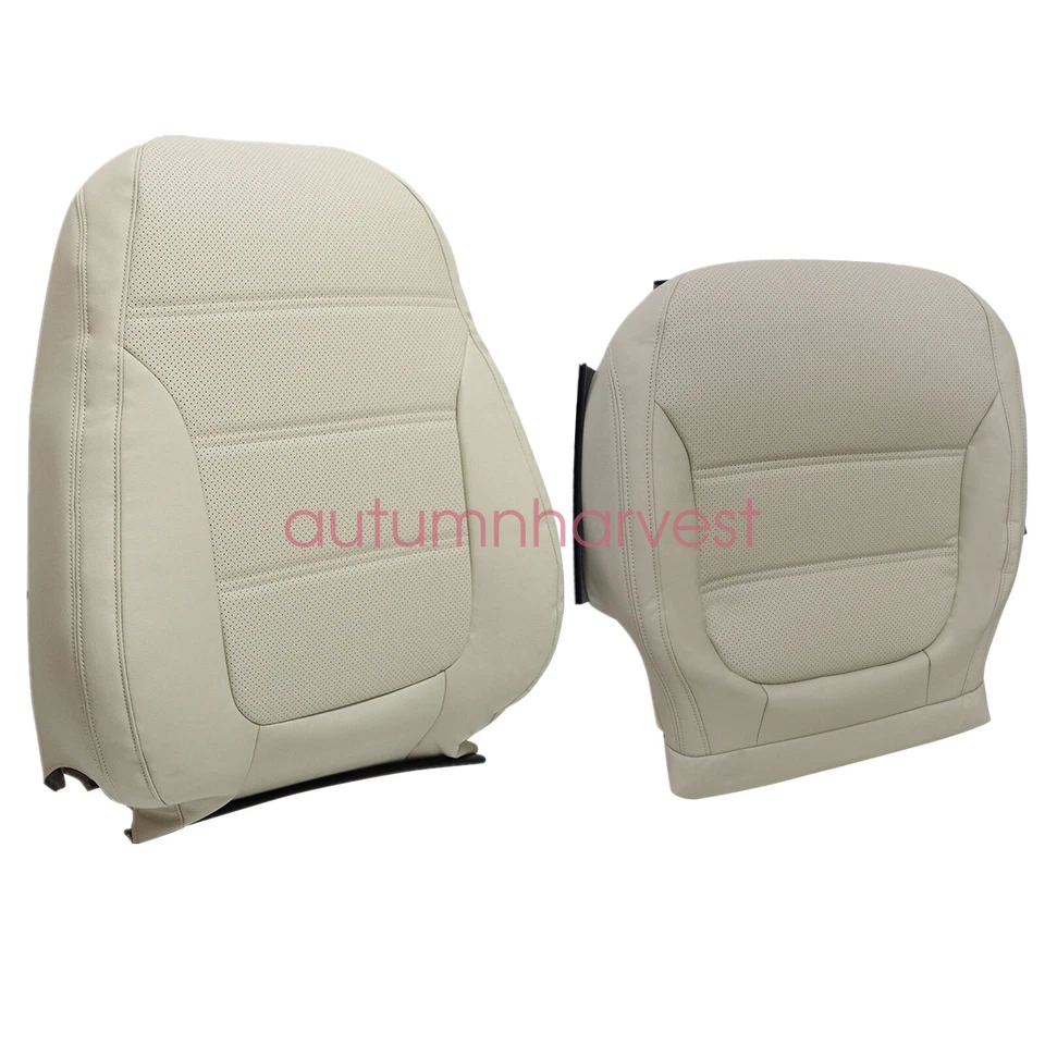 Cubierta de asiento de cuero bronceado para VW Jetta 2011 2012 2013 2014 2015 2016 2017 VW Jetta Foto 4 de 4