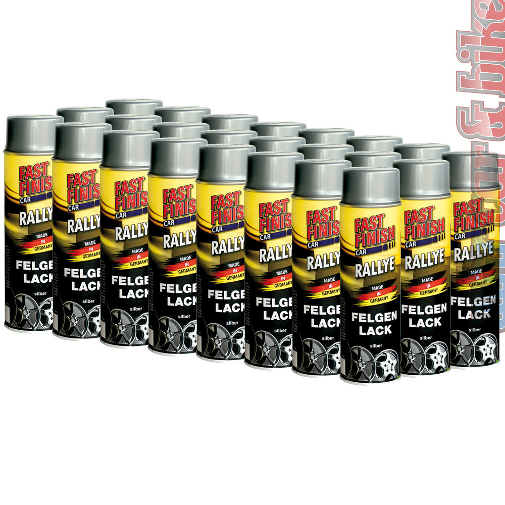 Felgensilber Spray 500ml – Hochpigmentierter Lack Für Stahl- & Leichtmetallfelgen, Schnell Trocknend