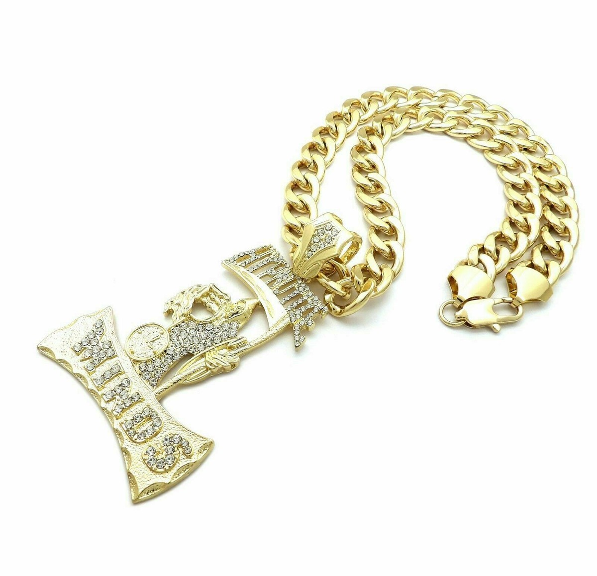 Hip Hop Iced Hypnotize Minds Pendant & 11mm 20