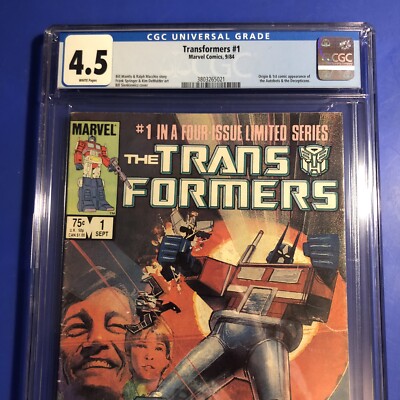 アメコミ Transformers 1 初登場 マーベル　スパイダーマン　レア TRANSFORMERS No 1 Marvel Comic September 1984 Key Issue | eBay