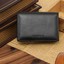 Men-039-s-Genuine-Leather-Wallet-Bifold-ID-Credit-Card-Holder-Mini-Purse-Money-Clip miniatuur 2
