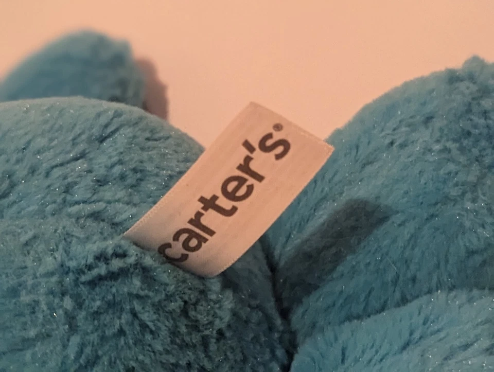 Carter's Monster Peluche Azul Aqua, Naranja y Verde Cuernos 9" Peluche Juguete  Foto 3 de 4