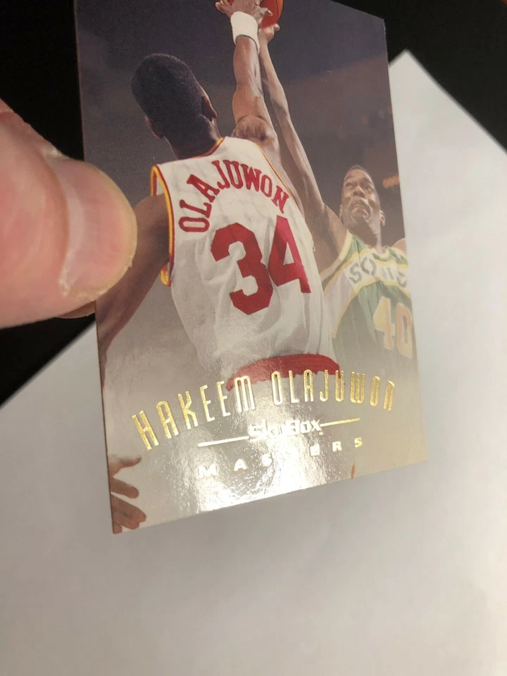 Rocke1995 HAKEEM OLAJUWON SkyBoxr # 116 Basketball Card  Made in USA - Image 2 of 4