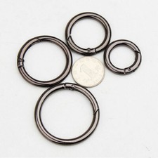 100pcs Round Open Spring Ring for Adjustment Strap Bag Hardware Accessories