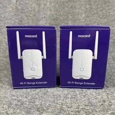 2 pack WiFi Range Extender 300Mbps 2023 Model N300 Macard Lot pair