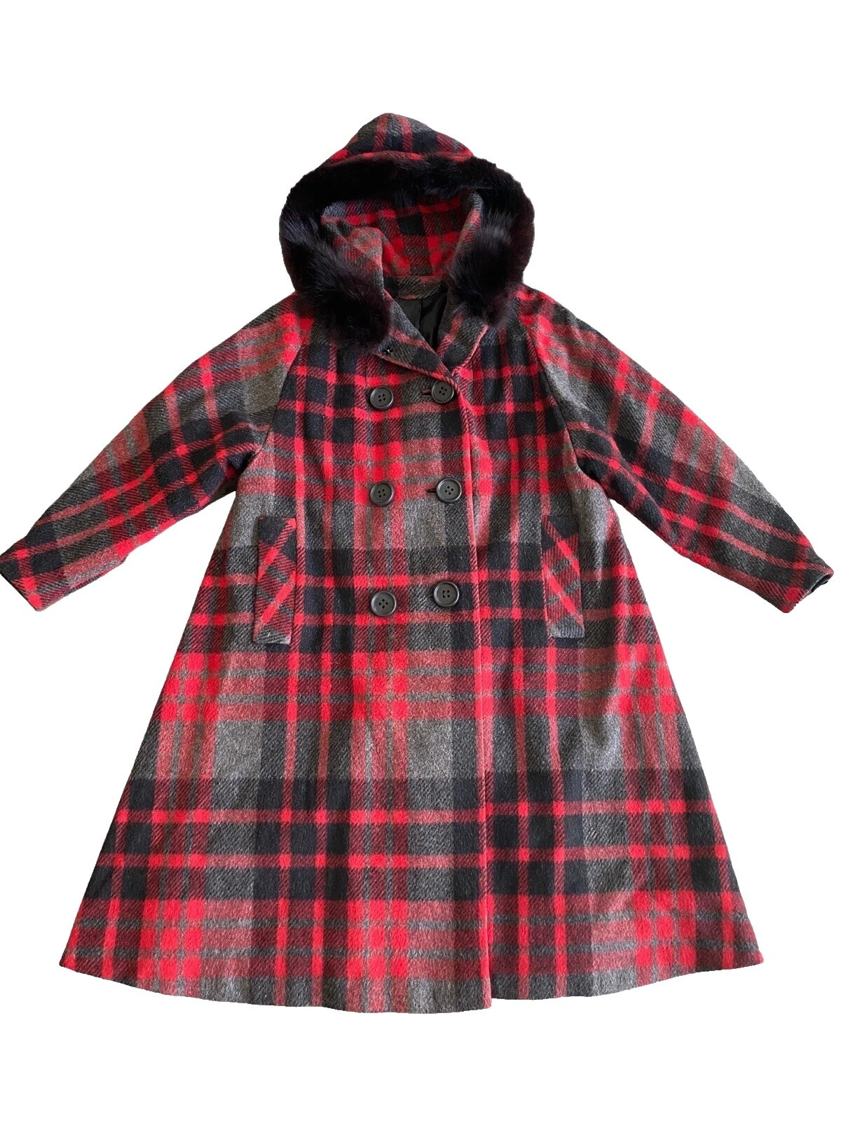 Rockabilly Faux Fur Coats Vintage Coats, Jackets & Vests for Women