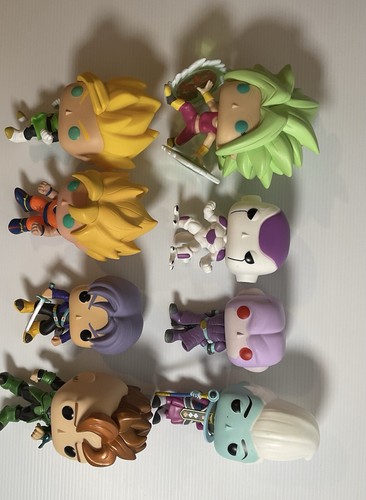Dragon Ball Z Funko Pop Vinyl Bundle x8 Goku Frieza Trunks Kefla Whis Hit & More - Picture 2 of 2