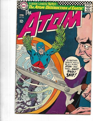 その他 atom Atom #24, 1966, VERY FINE-, 7.0, Classic Vintage Silver Age ATOM