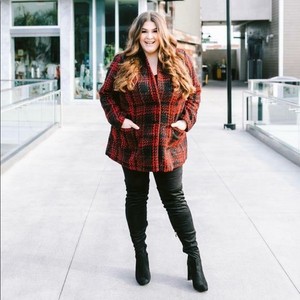 plaid bryant coat