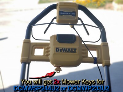 2X Dewalt DCMWSP244U2 or DCMWP233U2 Lawn mower Safety