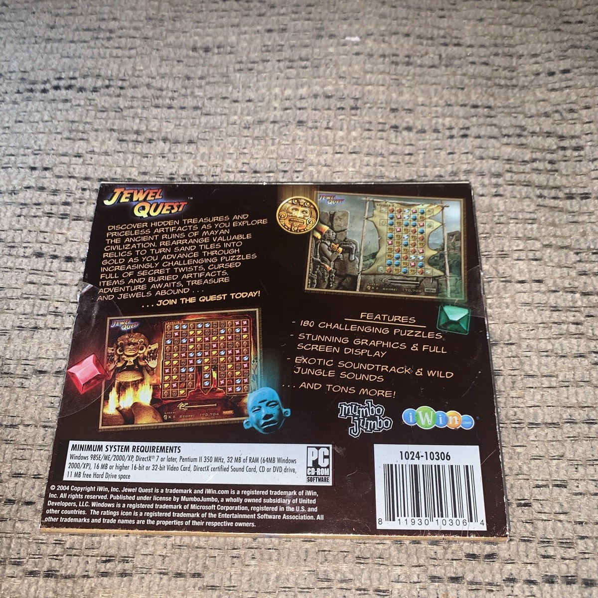 Jewel Quest Windows XP/Vista PC CDROM Matching Match 3 Game | eBay