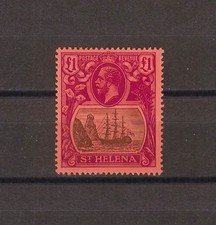 ST HELENA 1922/37 SG 96b MINT CERT