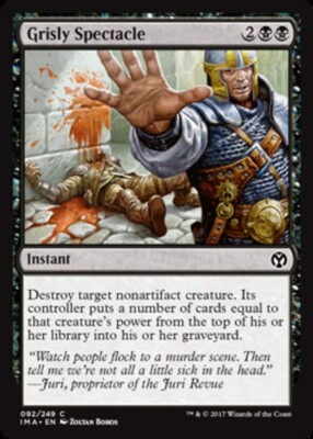 Grisly Spectacle x4 - Iconic Masters - NM-Mint, English - Iconic Masters